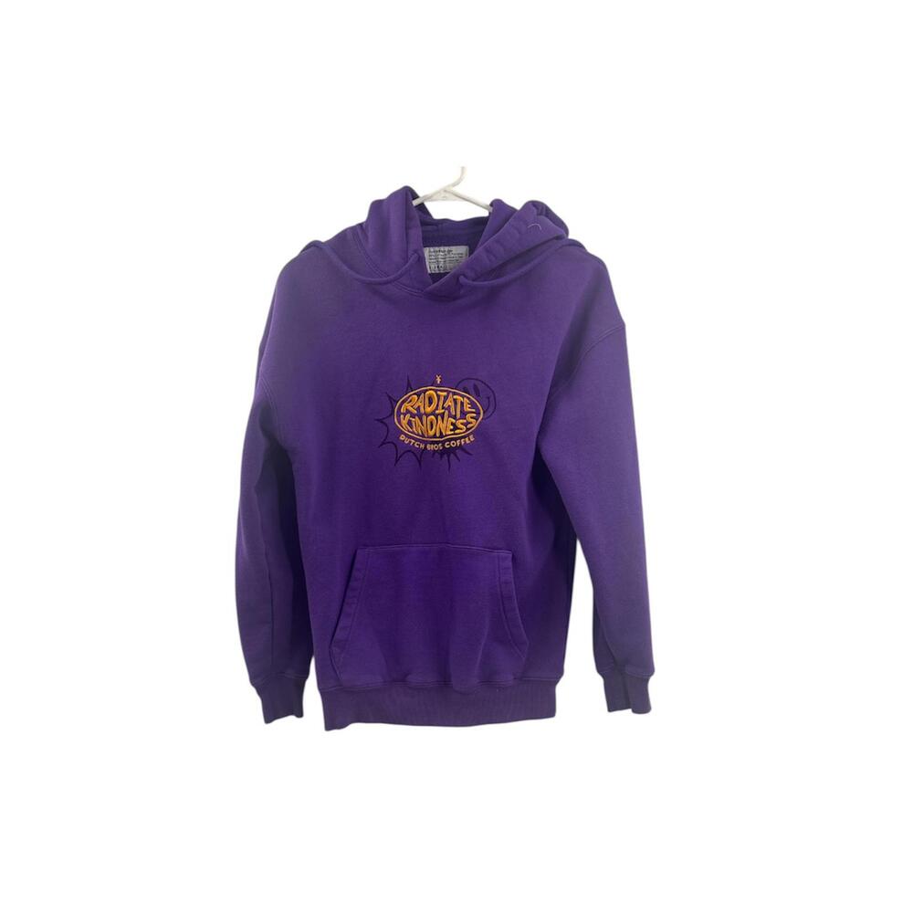 Dutch Bros Radiate Kindness Purple Hoodie XS